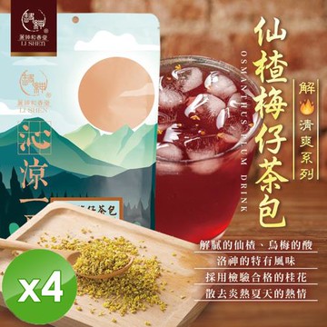 麗紳和春堂 仙楂梅仔茶包(6gx20入/袋)x4袋