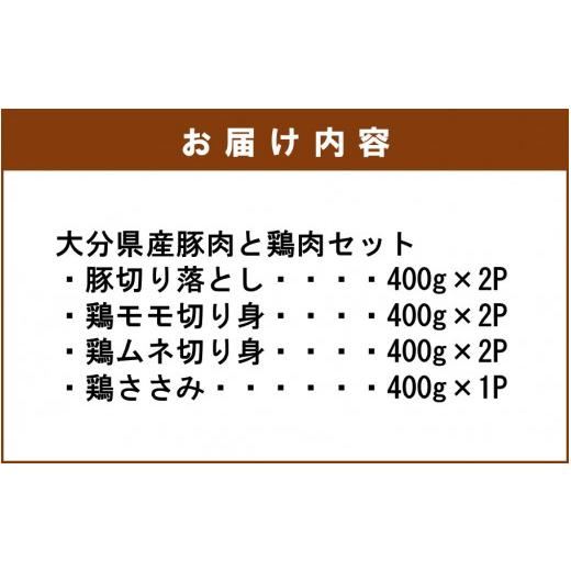 ふるさと納税 大分県 国東市 小分けで使いやすい！大分県産豚肉と鶏肉3種セット2.8kg_1830R