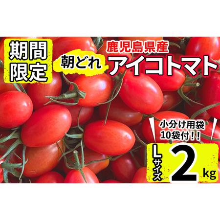 ふるさと納税 鹿児島県産 内村ファームの朝どれアイコトマト(2kg) a0-303 鹿児島県志布志市