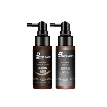 【PowerHero】養髮液 任選1入(60ml、強健豐盈/極黑精粹)