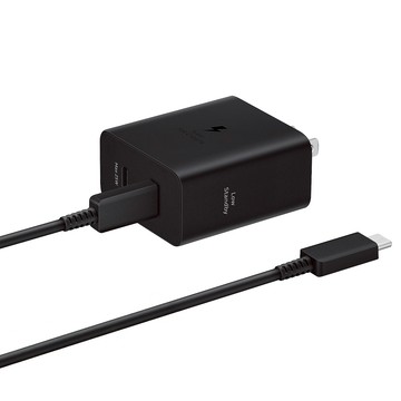 SAMSUNG 三星 50W快充旅充組 雙孔Type C EP-T5020X 原廠保固  黑色  1組