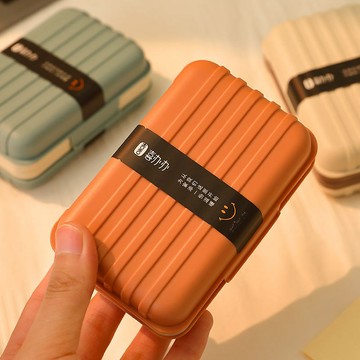 家用磁吸針線盒手縫套裝便攜式多功能小型針線包學生宿捨工具高檔 DNM7