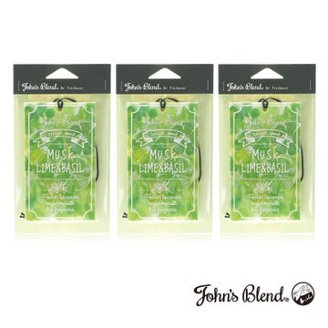 John’s Blend 香氛掛片-3入組-青檸羅勒