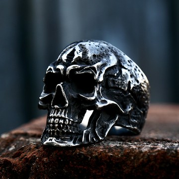 STEEL 鋼戒。威嚴骷髏 戒指 | NAN