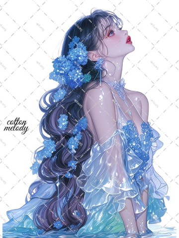 original sticker no.5538 人物貼紙 原創貼紙 人物插畫貼紙 女孩貼紙 原創人物貼紙