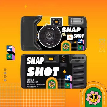 【LFANI 樂斐】SNAP SHOT隨手拍 翻玩系列彩色27張一次性閃光即可拍相機