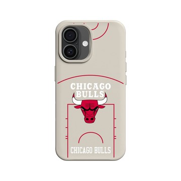 iPhone 16 SolidX 貝殼灰 - NBA - 球場系列-芝加哥公牛 Chicago Bulls - Court