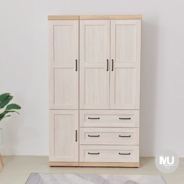 沐家具 mufurniture Koreai 鄉村風4x7衣櫃/臥室/收納