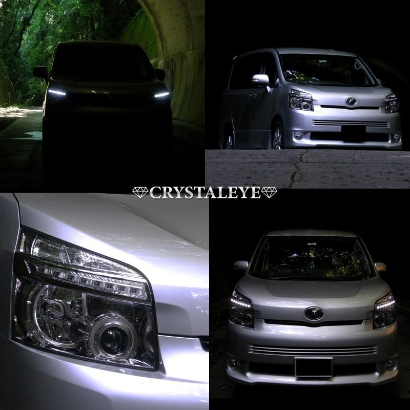 ヴォクシー ヘッドライトガーニッシュ 70系 前期 LED EYEヘッド