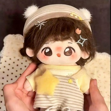 臺灣出貨✨ 新款時代少年團20cm娃衣 可愛衣服露營超萌可愛公仔換裝玩偶揹帶褲新款