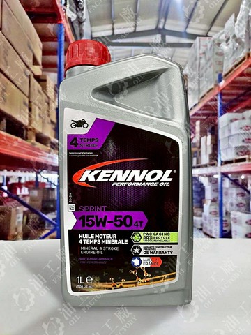 『油工廠』KENNOL SPRINT 4T 15W50 機車 機油 高品質 礦物油 高里程 V型雙缸 MA SJ 1L