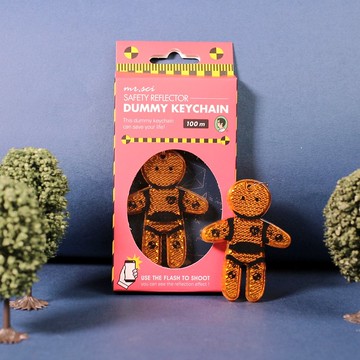 撞擊測試假人反光吊飾