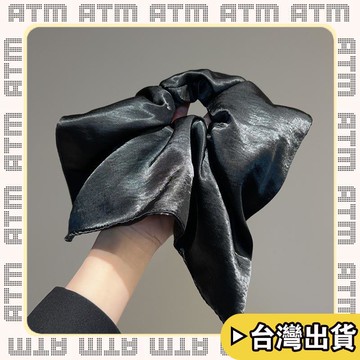 🔥臺灣出貨🔥可開發票✅輕飾時光高級感美拉德方巾大腸髮圈女高彈力扎頭髮頭繩髮飾丸子頭馬尾發繩
