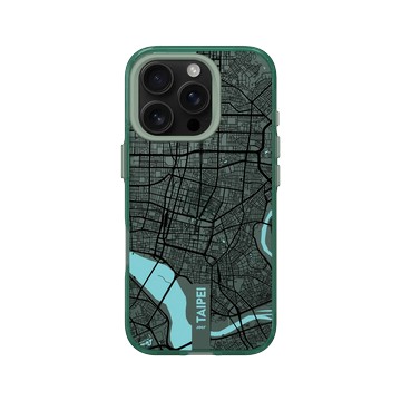 iPhone 16 Pro Clear 憂墨綠 - JOCR - Taipei (Black Logo)