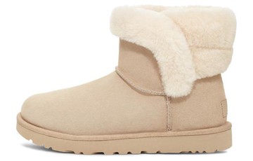 WMNS UGG SANIYA MINI SUEDE CLASSIC BOOT SAWDUST