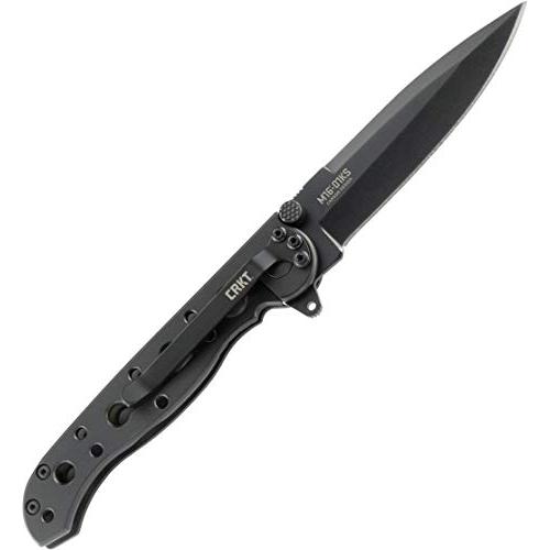 CRKT アウトドア フォールディング ナイフ M16 スピアーポイント ブラック 並行輸入品