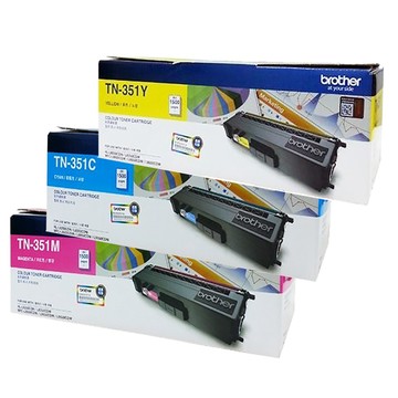 BROTHER TN-351C / TN-351M / TN-351Y / TN351 原廠盒裝 彩色 碳粉匣 - 單支入