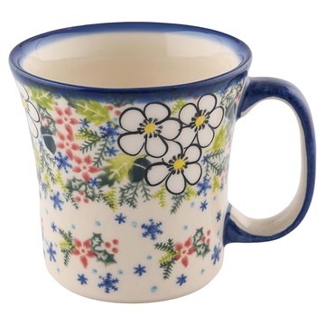 VENA 波蘭 馬克杯 400ml  米色 + 藍色 + 綠色  1個