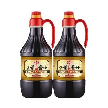 【金蘭食品】甘醇醬油1500ml x2入