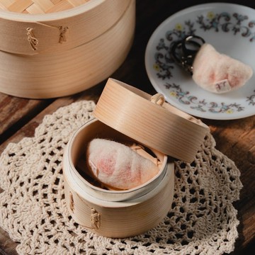 羊毛氈擺飾/鑰匙圈/食物系列/蝦餃