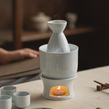 家用溫酒器套裝黃酒白酒半斤燙酒壺一兩白酒杯日式仿古暖酒煮酒壺