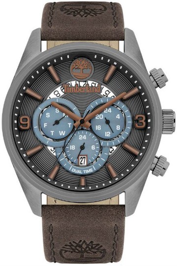 Timberland 天柏嵐 TBL.16014JSU/13 三眼越野流行時尚腕錶/鐵藍色面 46mm｜樂天全館特惠中★指定刷卡回饋10%