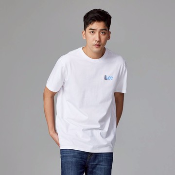 Lee 男款 帆船LEE小LOGO 短袖T恤 | Modern