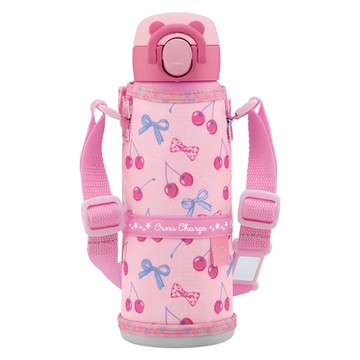 ZOJIRUSHI 象印 小熊鎖定扣童用不銹鋼保溫杯  櫻桃甜心  480ml  1個