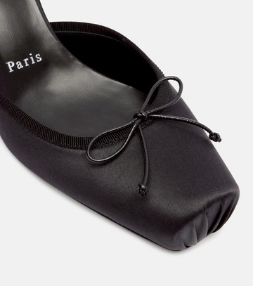 Christian Louboutin Cassia 55 satin slingback pumps