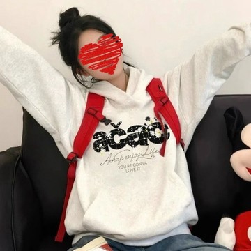 美式複古連帽衛衣抗皺  銀狐絨帽T重磅帽T 刷毛帽T 韓系 高磅數 小個子上衣刷毛女生上衣 大學T 情侶款寬鬆大碼