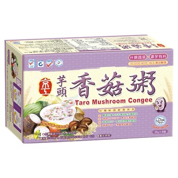 京工 芋頭香菇粥 純素  240g  1盒