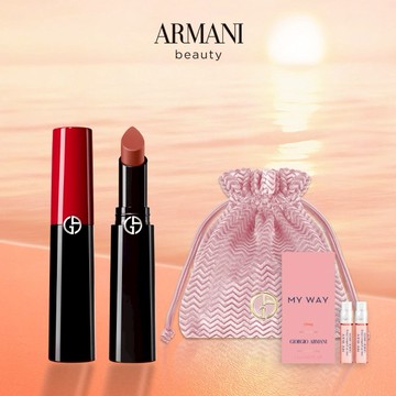 【GA亞曼尼】細黑管唇膏｜香水化妝包任選｜快速出貨🚀收禮者自選色號