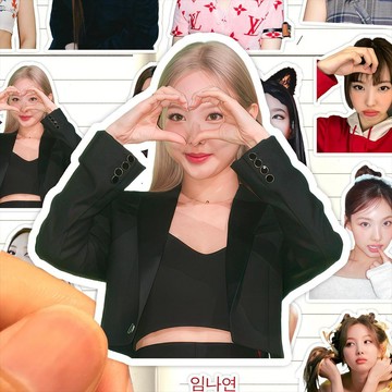 高 CP 值✨平價好物 林娜璉貼紙高清防水韓國女子演唱組合TWICE成員IM NAYEON粘貼畫 閨蜜情侶互換禮物