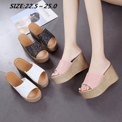 サンダルミュールウェッジソール厚底サボサンダルレディースコンフォート美脚ハイヒール安定感サマー夏楽ちんカジュアルかわいい 通販 Lineポイント最大get Lineショッピング