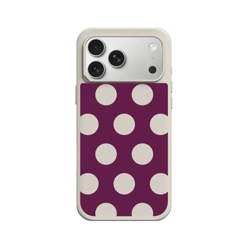 iPhone 17 Pro Max SolidX 貝殼灰 - Pattern Play - 莓果圓點