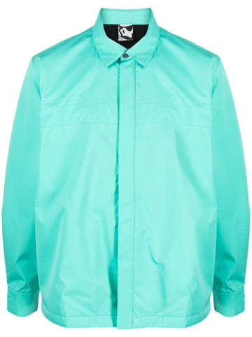 GR10K - concealed-front shirt jacket - men - Polyamide/Polyester - M - Green