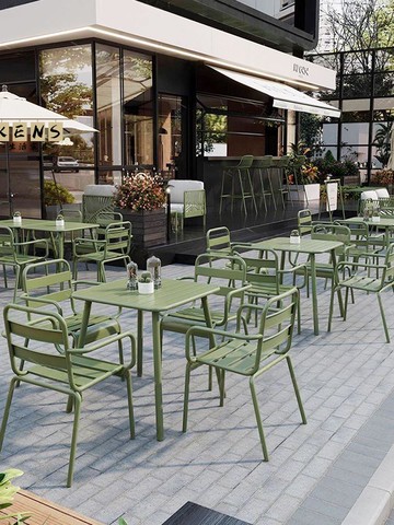 免運 可開發票 戶外桌椅組合 休閒桌椅 庭院桌椅 網紅戶外桌椅套裝咖啡廳奶茶店庭院休閑桌椅子露天鐵藝商用餐桌椅工廠現貨直銷 售後保障 全館八折 店長新品推薦 5k1115