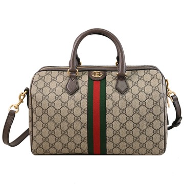 GUCCI 772065 Ophidia GG Supreme 印花兩用波士頓包.駝/棕