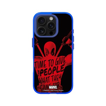 iPhone 16 Pro Clear 激光藍 - 迪士尼-漫威 Marvel - 死侍-It's Deadpool's Time