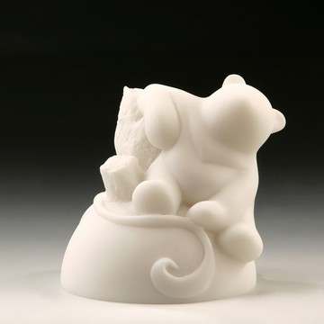 筌美術Gallery Chuan｜台灣之美系列_《曠野豪熊》石雕