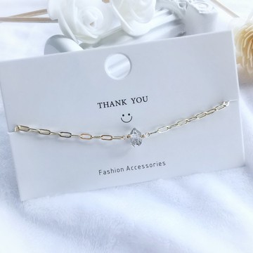 赫基蒙鑽石水晶 (閃靈鑽) 手鍊