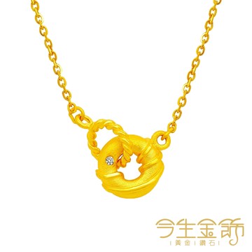 今生金飾 糖心圈鍊 黃金項鍊