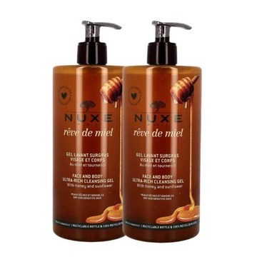 NUXE黎可詩 槐花蜜深層清潔凝露750ml*2入組-公司貨