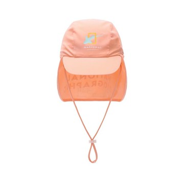 兒童 防曬 戲水帽 - 蜜桃色