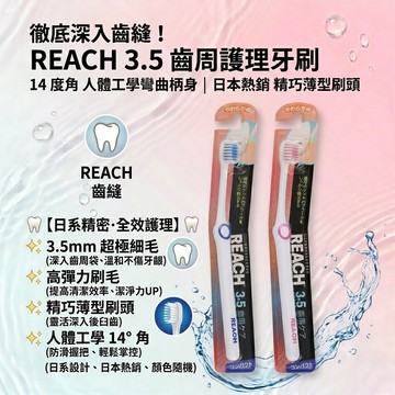🌲森林喵🌲REACH 麗奇 14°牙周對策牙刷 迷你軟毛/普通毛 牙周護理牙刷 日本正品 現貨隨機出貨 單支