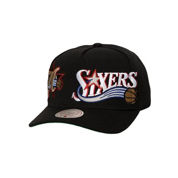 Mitchell & Ness NBA BUSTED PRO SNAPBACK HWC 76ERS 男 休閒帽 HP12876-P76BLCK