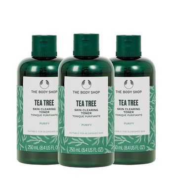 【THE BODY SHOP】茶樹淨膚清爽調理水-250ML*3 (2026限定)