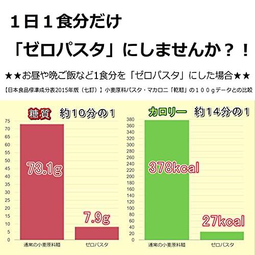 ゼロパスタ 太麺タイプ １５０ｇの８袋セット 糖質９０％オフ