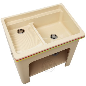 【Abis】日式防水防潮FRP玻璃纖維兩用加大型90CM洗衣槽-1入