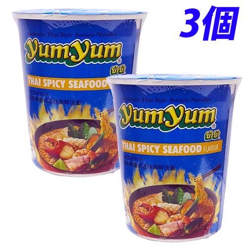 YumYum カップラーメン スパイシーシーフード味 70g×3個